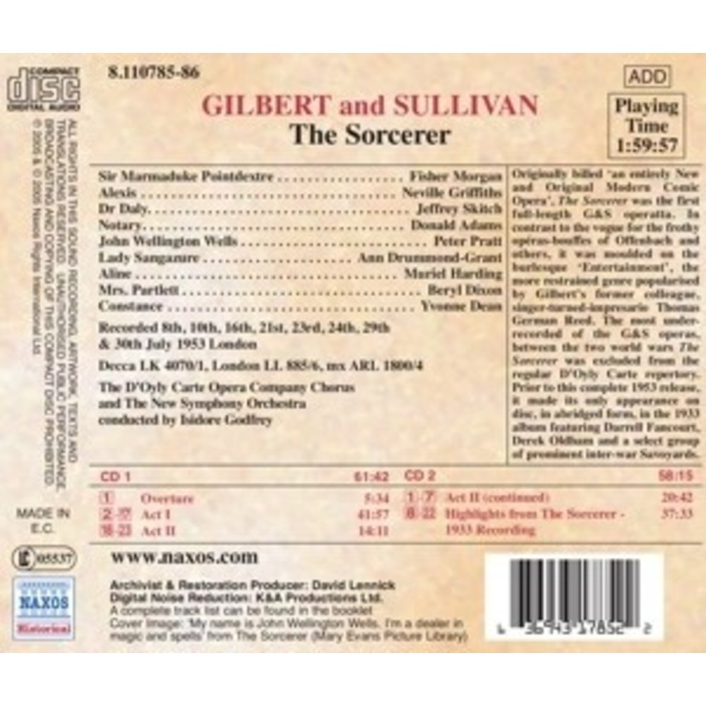 Sullivan: Sorcerer (The) (D'oy