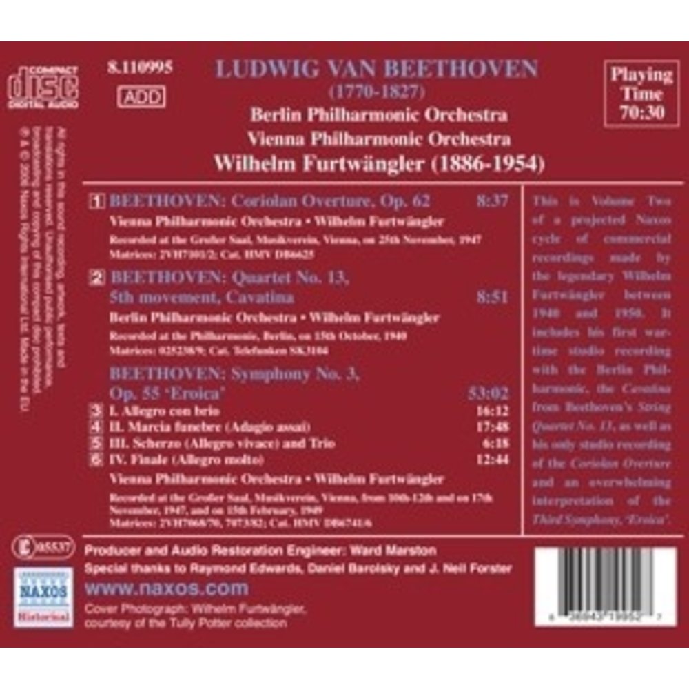 Furtwangler:commercial Recordi