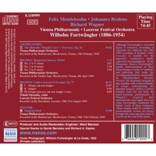 Brahms: Violinkonzert/Furtwangler