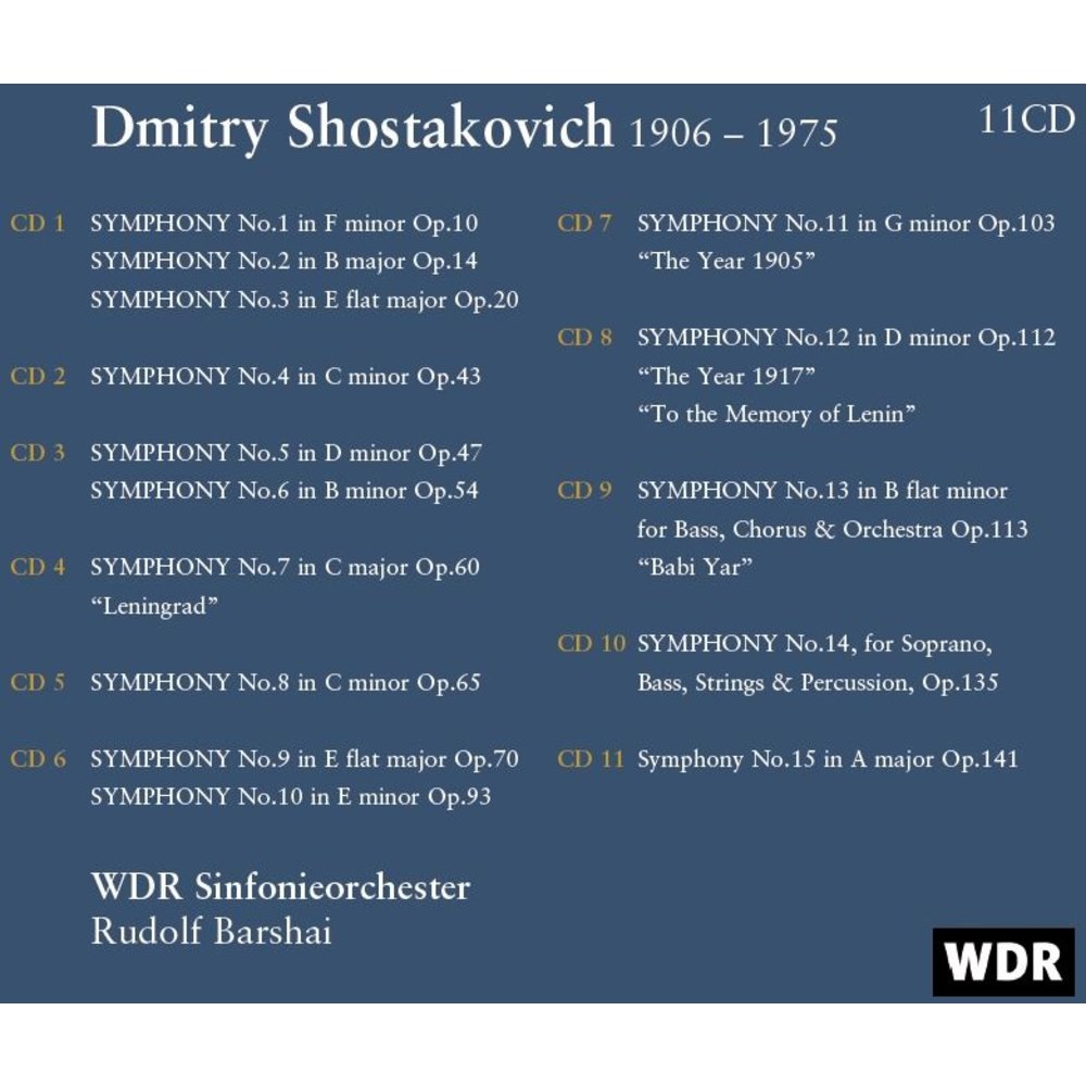 Brilliant Classics Shostakovich: The Complete Symphonies