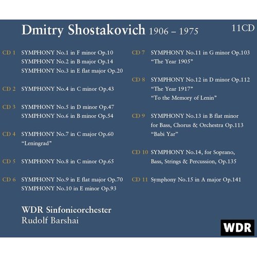 Brilliant Classics Shostakovich: The Complete Symphonies