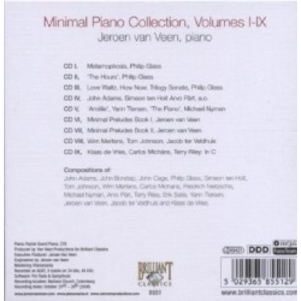 Brilliant Classics Minimal Piano Collection, Volumes I-IX
