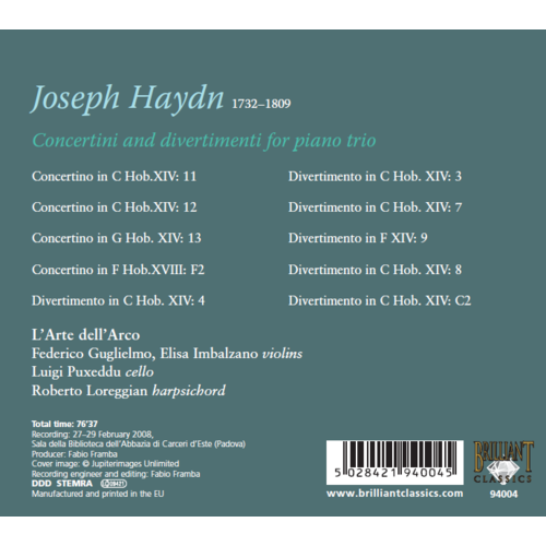 Brilliant Classics Haydn: Concertini and Divertimenti