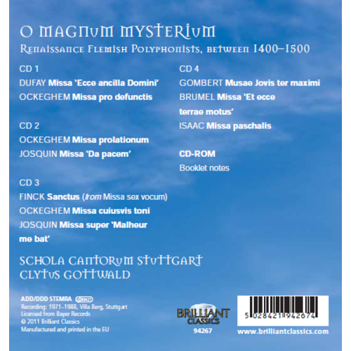 Brilliant Classics O Magnum Mysterium