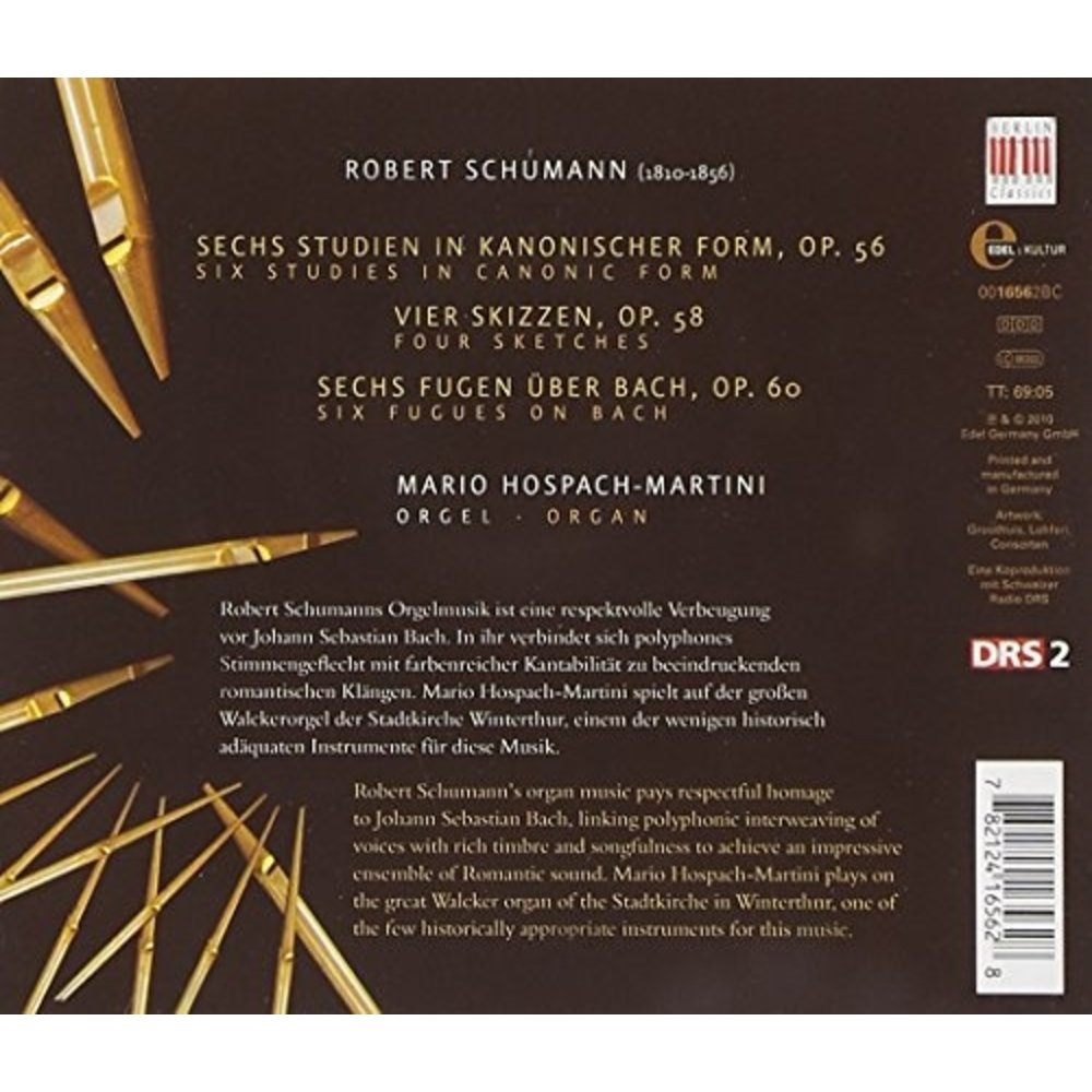 Berlin Classics Schumann: Sämtliche Orgelwerke