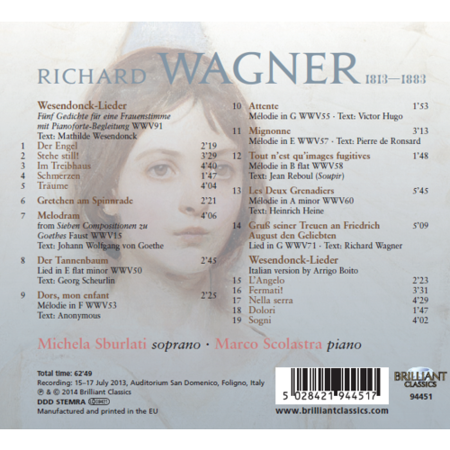 Brilliant Classics Wagner: Lieder