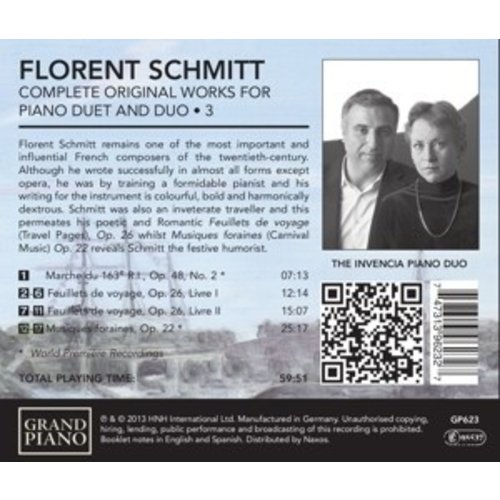 Grand Piano Schmitt: Works For Piano Duet 3