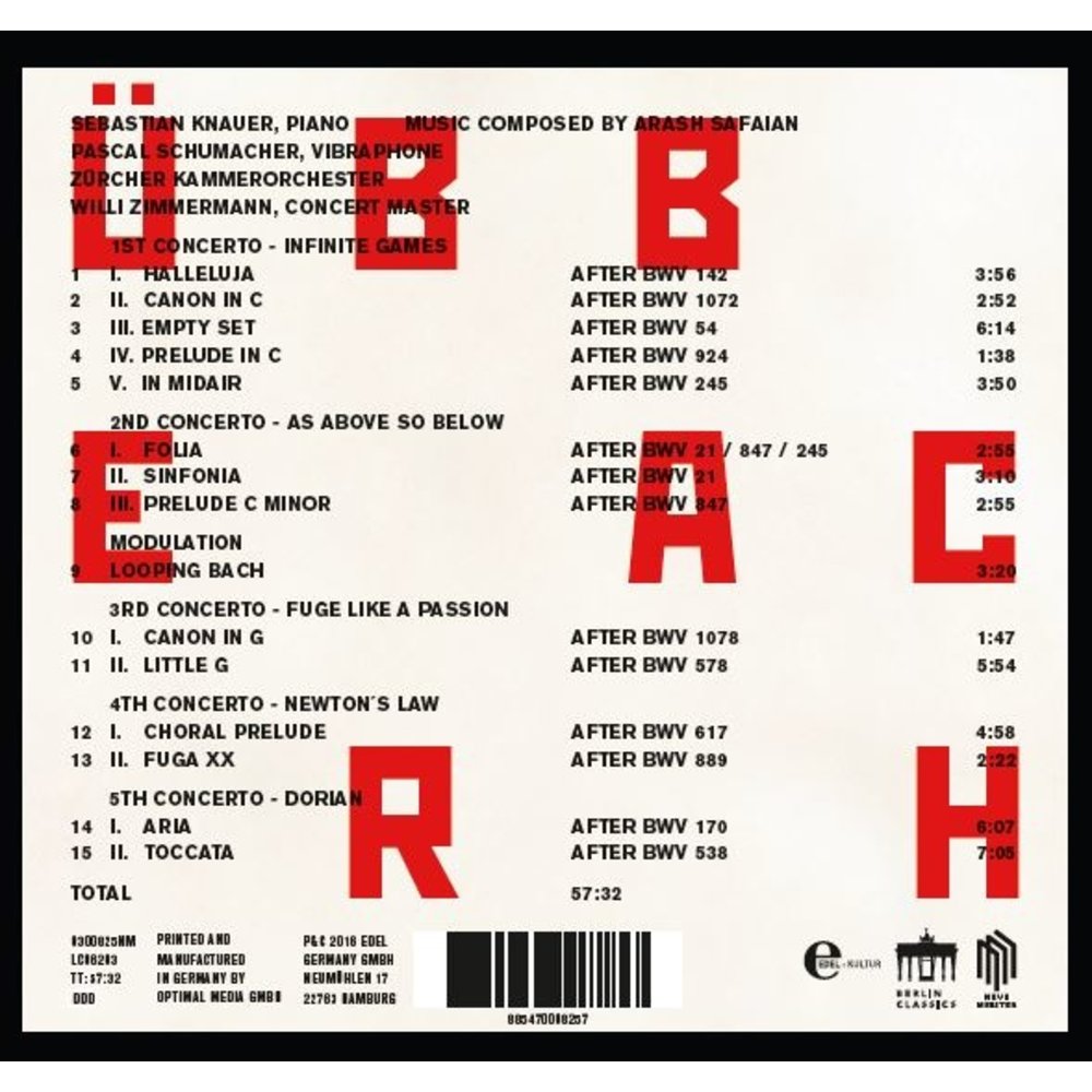 Neue Meister ÜberBach (LP)