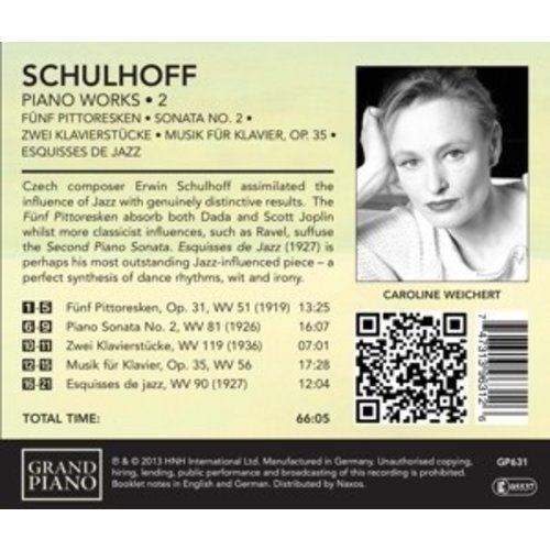 Grand Piano Schulhoff: Piano Works 2