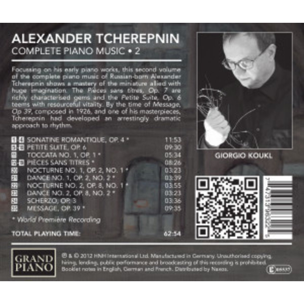Grand Piano Tcherepnin: Piano Music 2