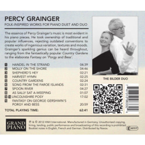 Grand Piano Grainger: Works For Piano Duet