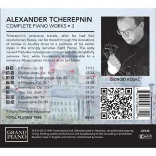 Grand Piano Tcherepnin: Piano Music 3
