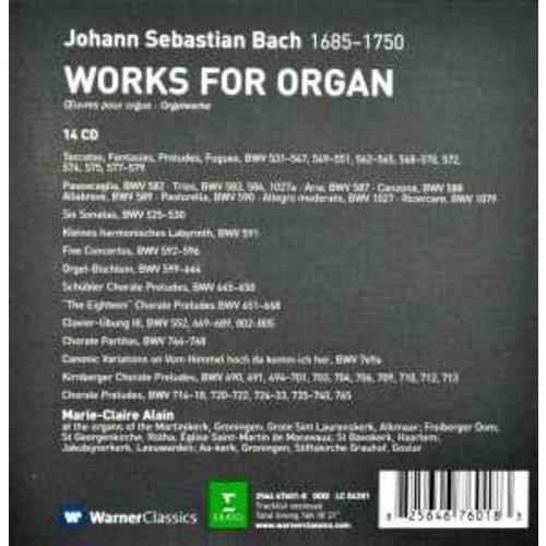Erato Disques Bach:complete Organ Works