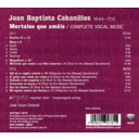 Brilliant Classics Cabanilles: Complete Vocal Music