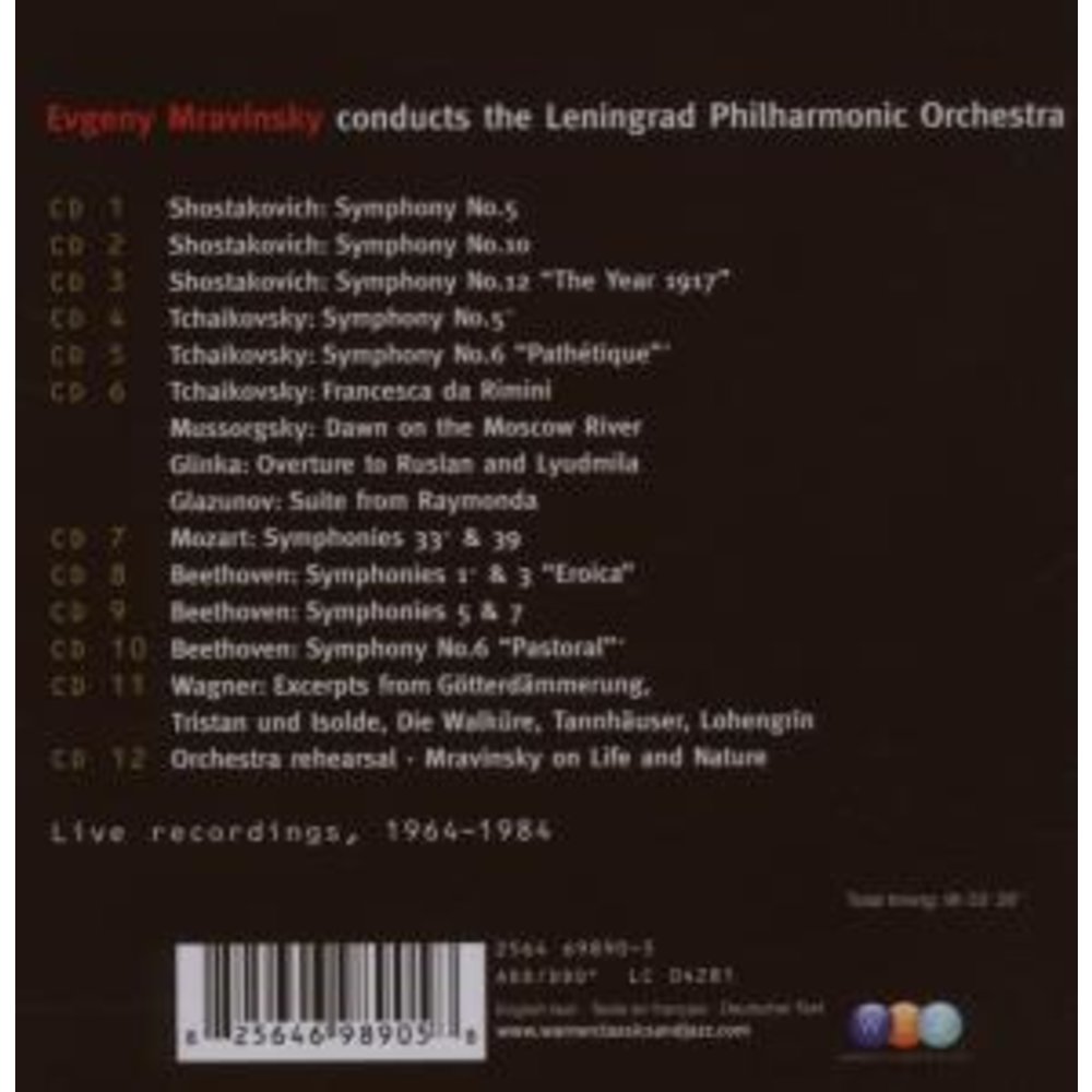 Erato Disques Mravinsky Edition-Reissue