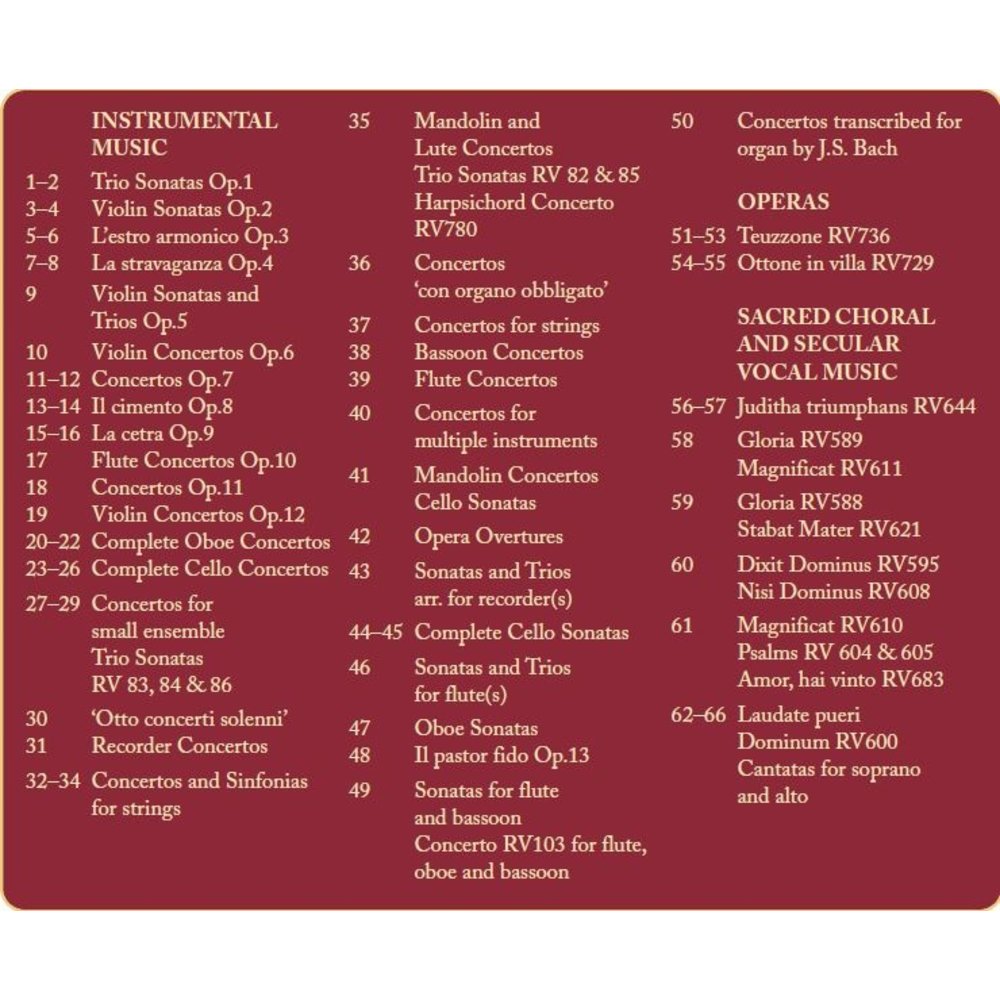 Brilliant Classics Vivaldi Edition