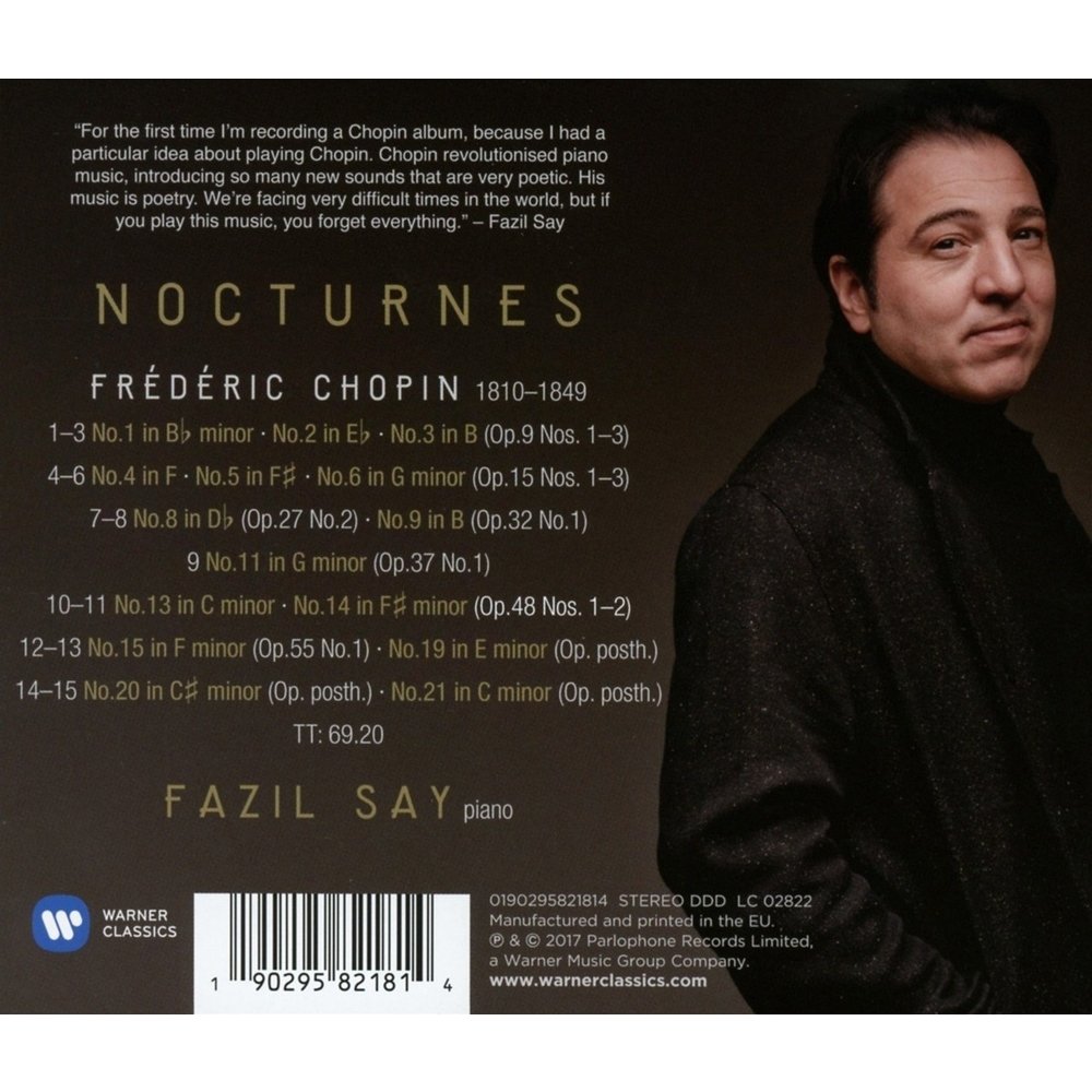 Erato/Warner Classics Chopin: Nocturnes - Fazil Say