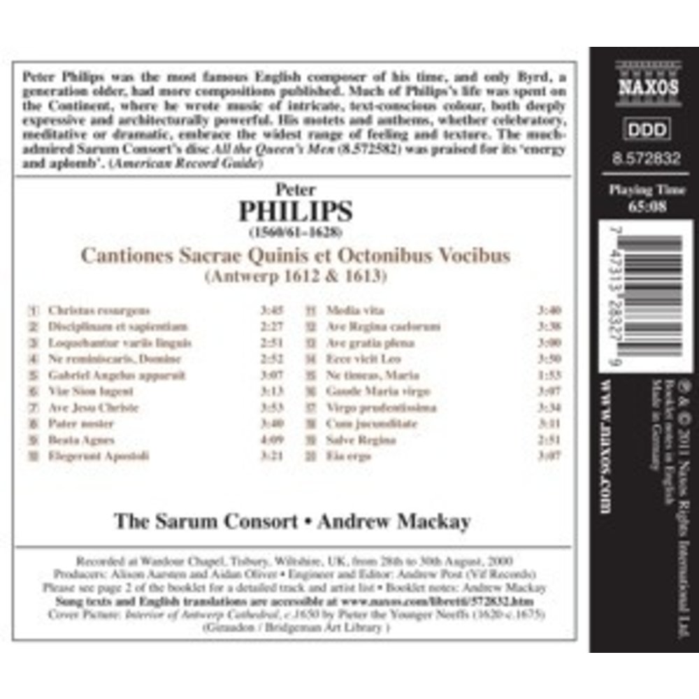 Naxos Philips: Cantiones Sacrae
