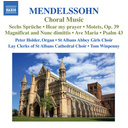 Naxos Mendelssohn: Choral Music