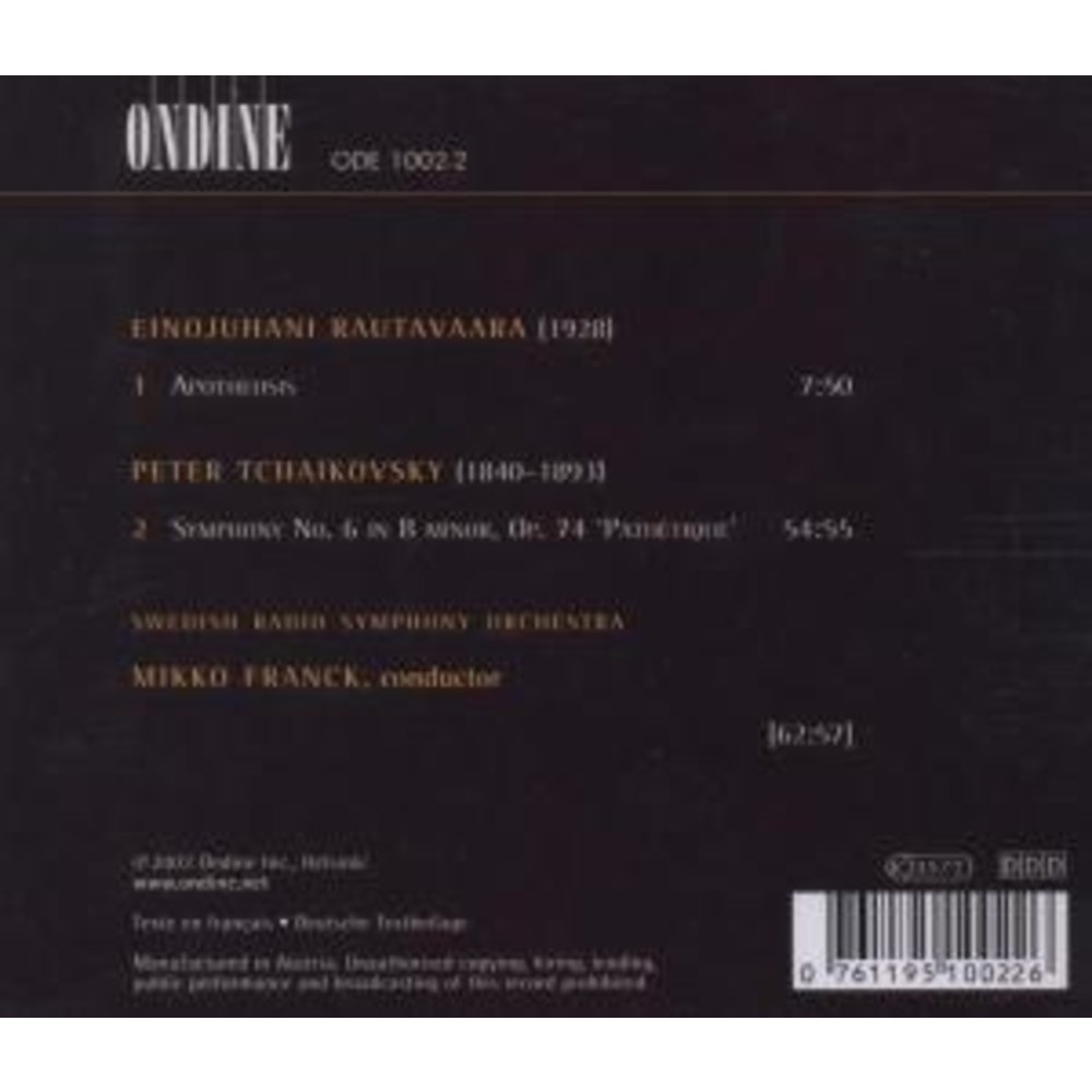 Ondine Symphony No 6, Apotheosis