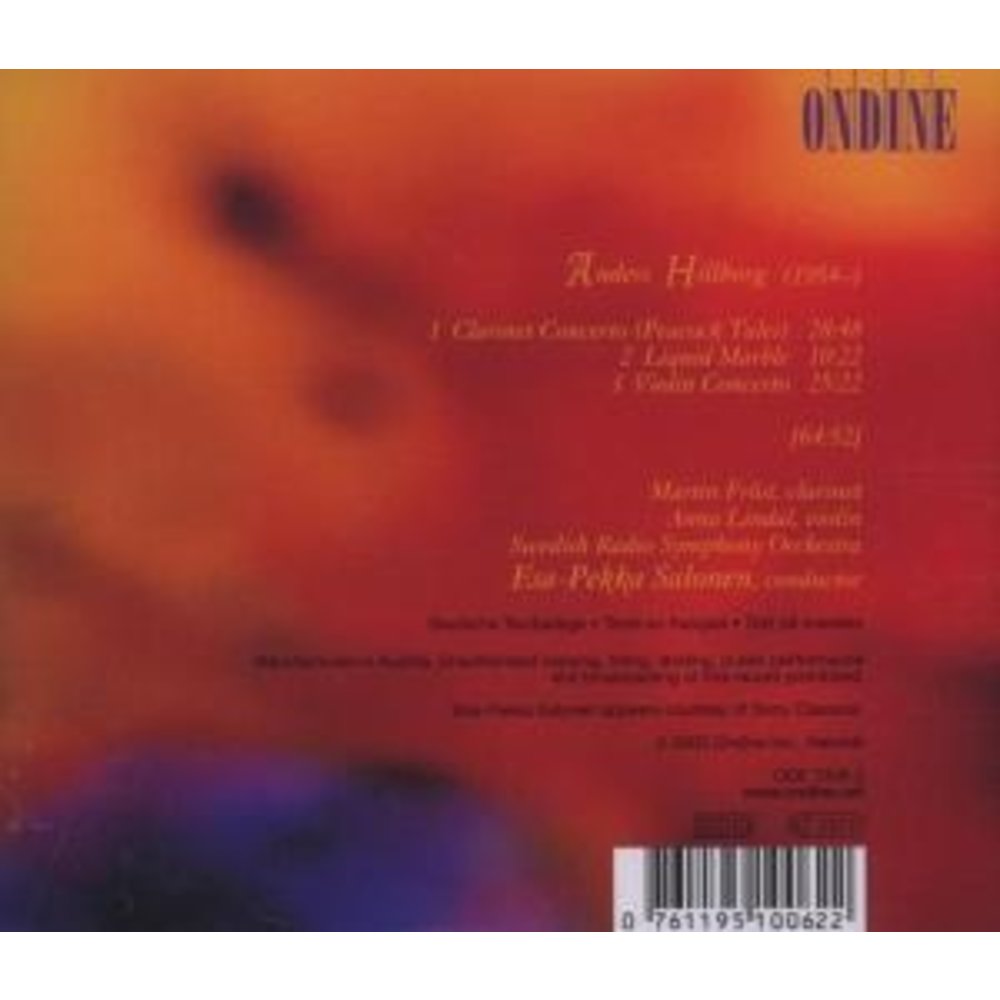 Ondine Liquid Marble, Clarinet & Viol