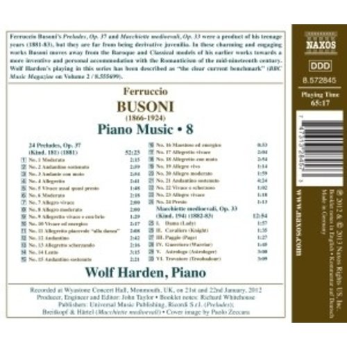 Naxos Busoni: Piano Music 8