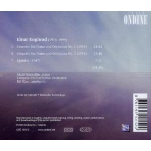 Ondine Piano Concertos 1 & 2, Epiniki