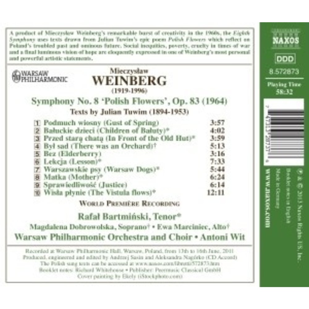 Naxos Weinberg: Symphony No.8