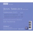 Ondine Sibelius: Symphonies No.3&5