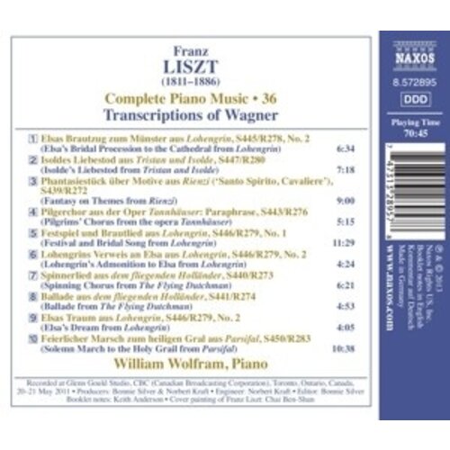 Naxos Liszt: Piano Music 36