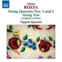 Naxos Rozsa: String Quartets 1+2 Naxos Rozsa: String Quartets 1+2