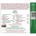 Naxos Rozsa: String Quartets 1+2 Naxos Rozsa: String Quartets 1+2