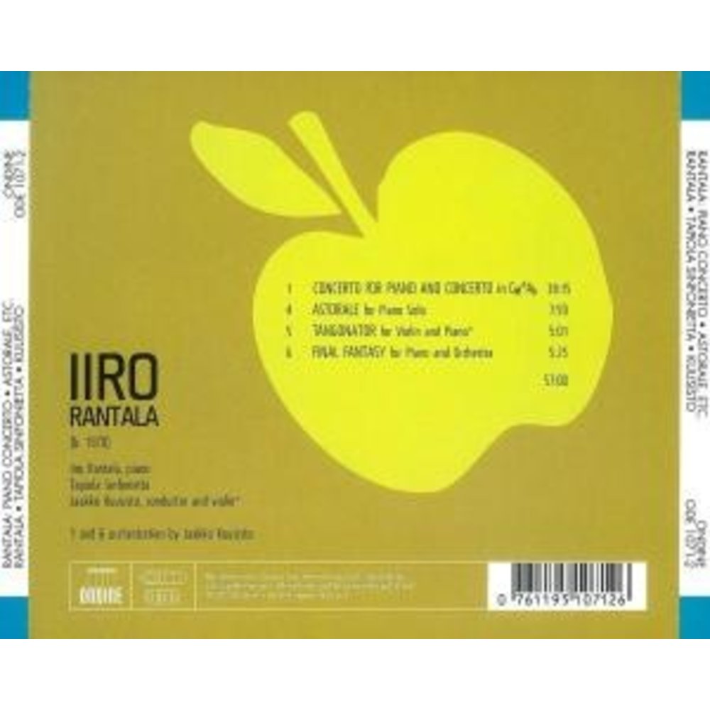 Ondine Piano Concerto, Astorale, Tang