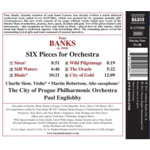 Naxos Banks: Six Pieces For Orchestra