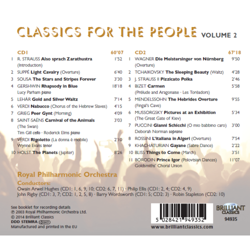 Brilliant Classics Classics for the People, Vol. 2