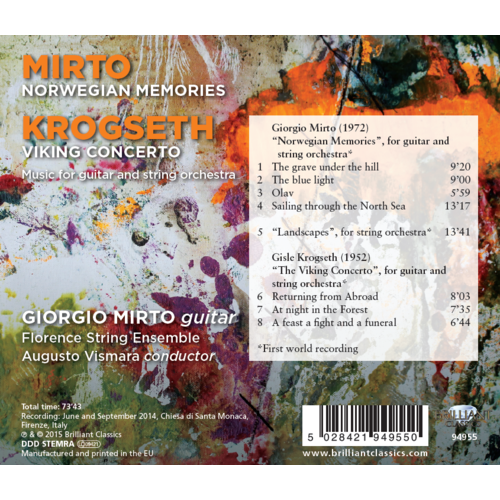 Brilliant Classics Mirto: Norwegian Memories, Krogseth: Viking Concerto