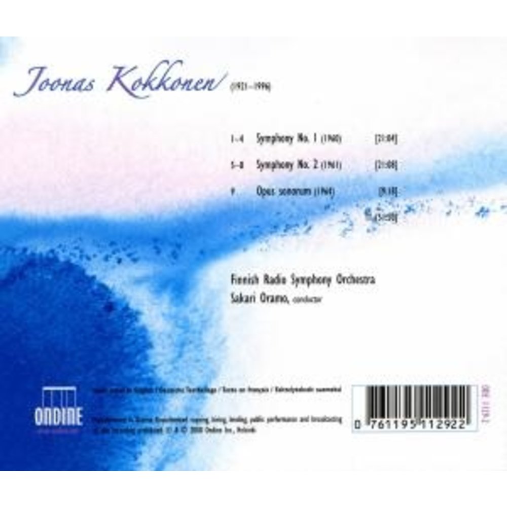 Ondine Symphonies 1 & 2, Opus Sonorum