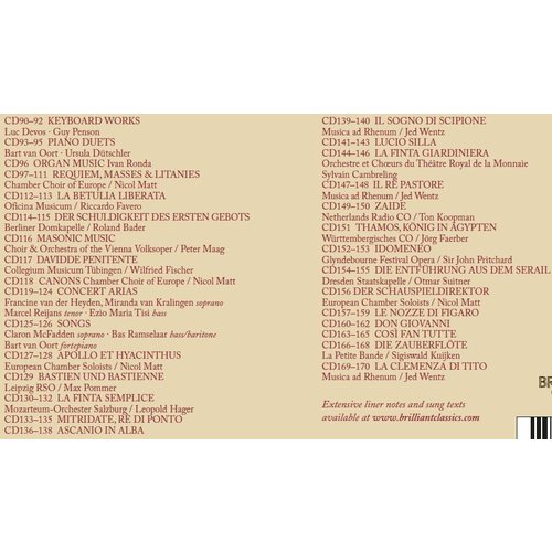 Brilliant Classics Mozart Complete Edition