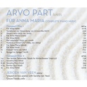 Brilliant Classics Arvo Pärt: Für Anna Maria,  Complete Piano Music