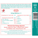 Naxos Meyer: String Quartets 3