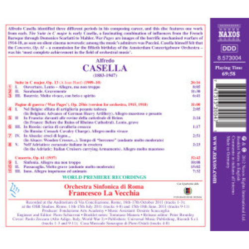 Naxos Casella: Concerto Op.61
