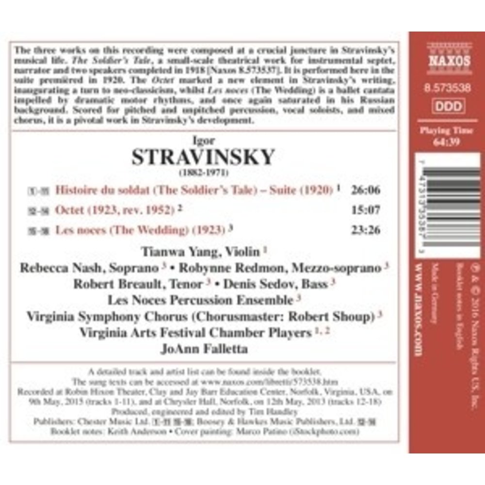 Naxos The Soldier's Tale - Suite