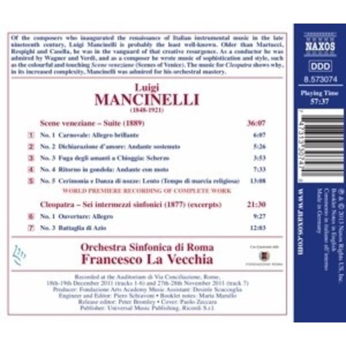 Naxos Mancinelli: Scene Veneziane