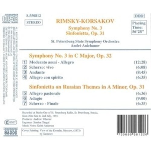 Naxos Rimsky-Korsakov: Symphony 3