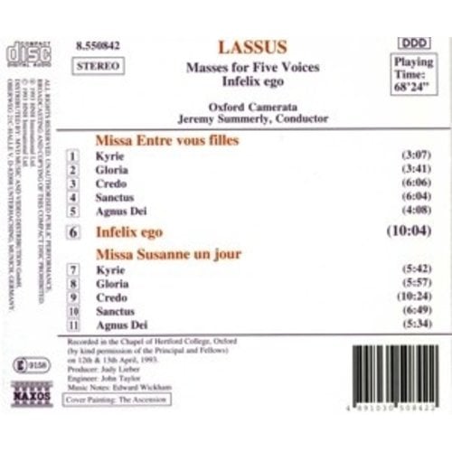 Naxos Lassus: Masses For Five Voices