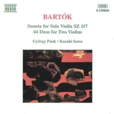 Bartok:solo Violin Sonata Etc.