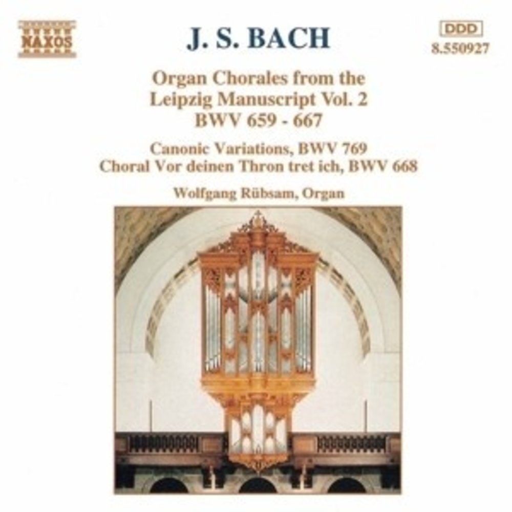 Naxos Bach J.s.:Organ Chorales Vol.2