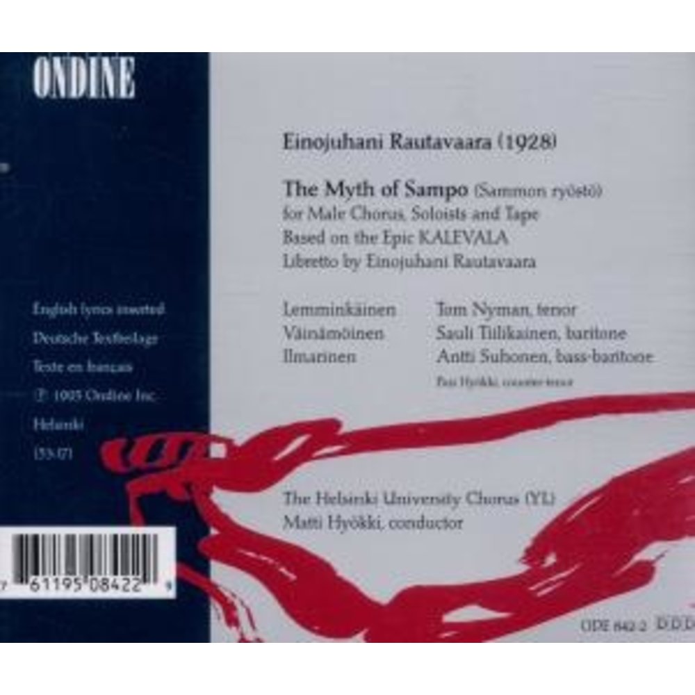 Ondine Sampo For Male Chorus, Soloist