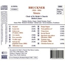 Naxos Bruckner: Motets Naxos Bruckner: Motets