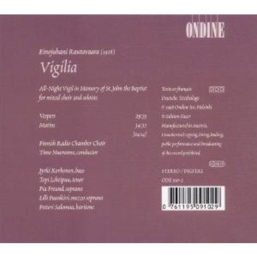 Ondine Vigilia - All-Night Vigil